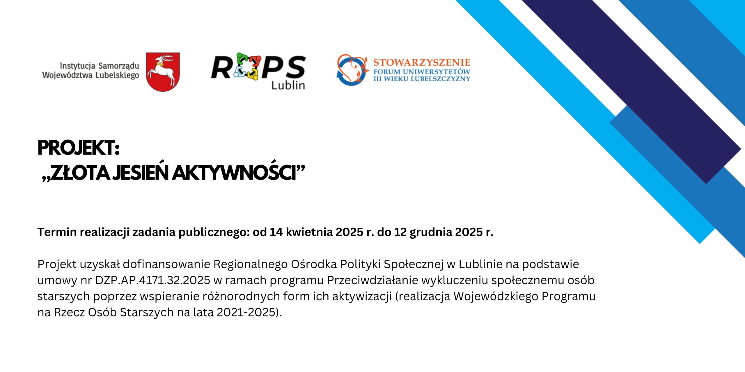 Projekt „Złota Jesień Aktywności”
