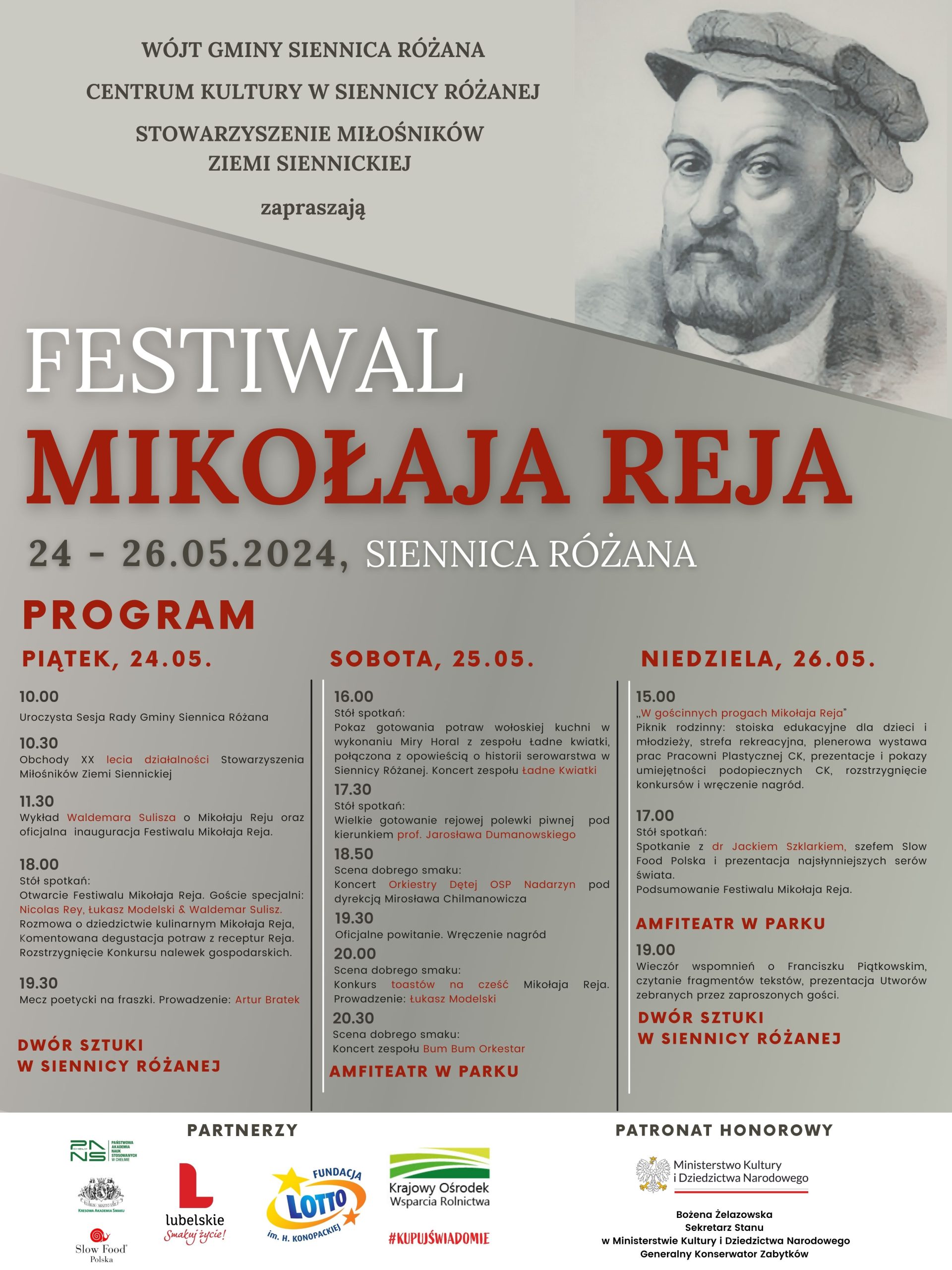 Festiwal Mikołaja Reja w Siennicy Różanej